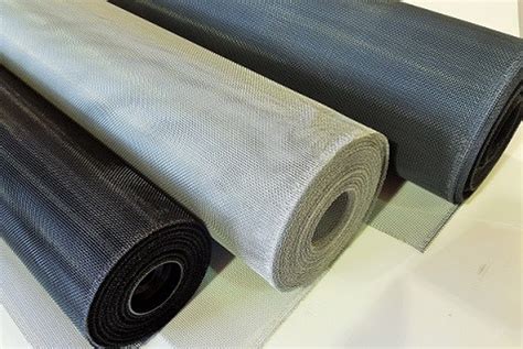 rolls of aluminum screen material